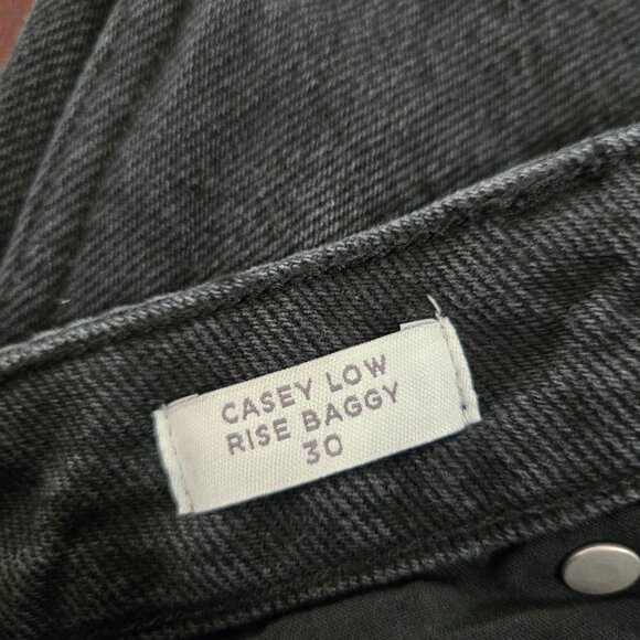 PacSun Black Mid Rise Baggy Jeans Size 30 - Picture 8 of 8